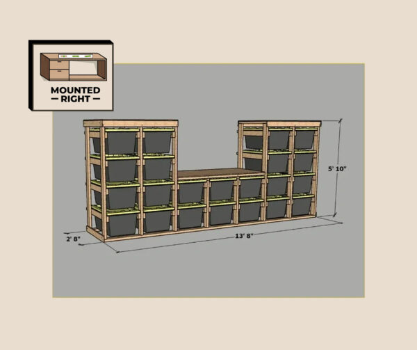 Mobile Storage Shelf Arizona - Image 7